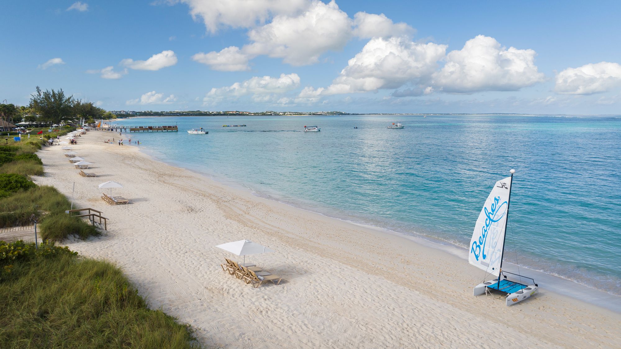 view of grace bay beach on beaches turks & caicos