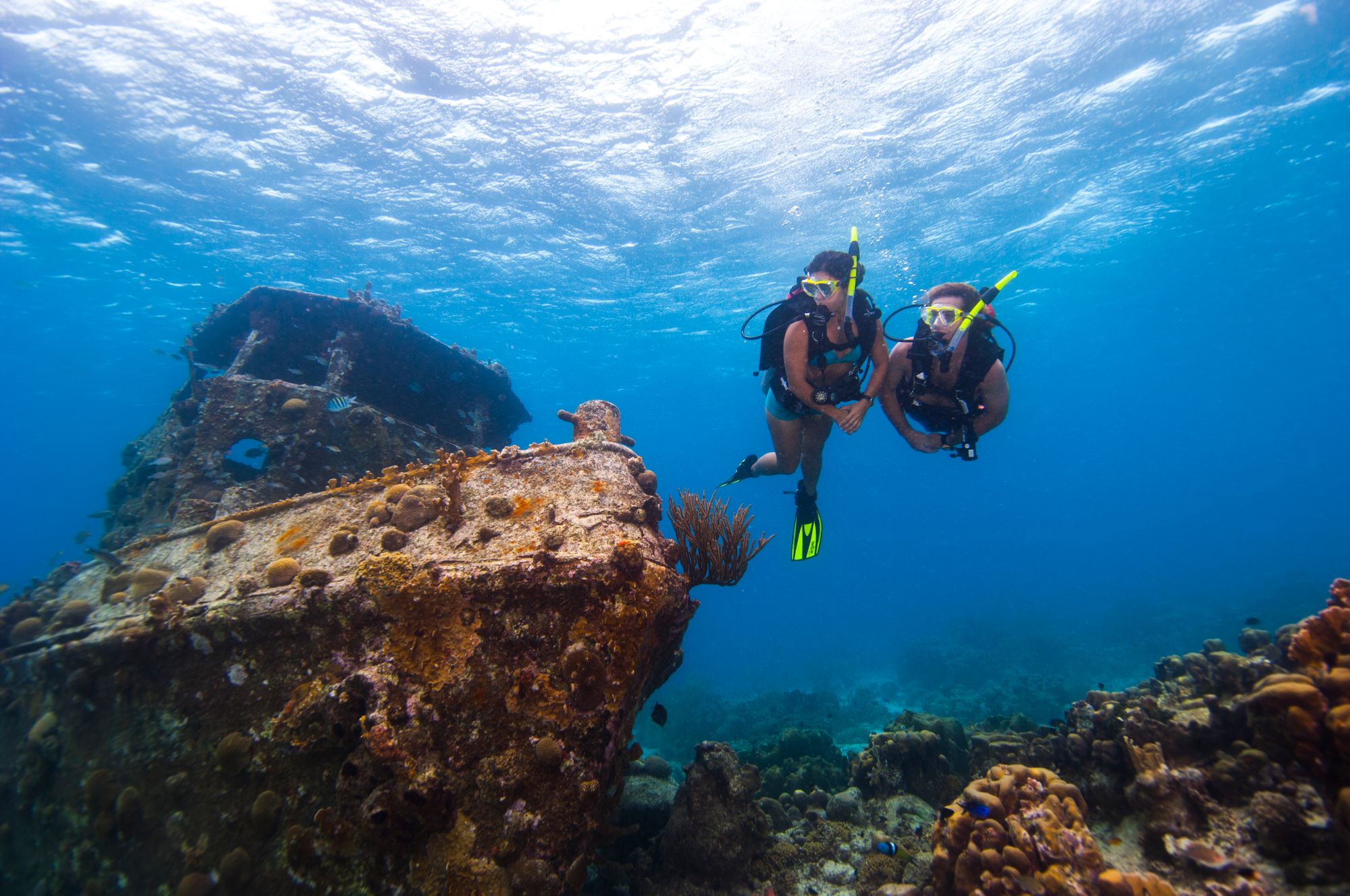 Caribbean scuba diving